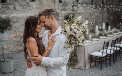 Toskana Hochzeit – Destination Wedding in alter rustikaler Ruine in Italien – Heiraten in Italien
