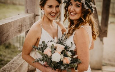 Zwei Bräute und ihre bezaubernde Liebesgeschichte mit Ausblick auf ihre Hochzeitsplanung für 2021 – Annika & Jessie